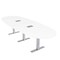 Skutchi Designs 45 in W, 144 in L, 29 in H, Engineered Wood Top, White HAR-BOVL-46X143-T-ELEC-XD09 - alternate 1